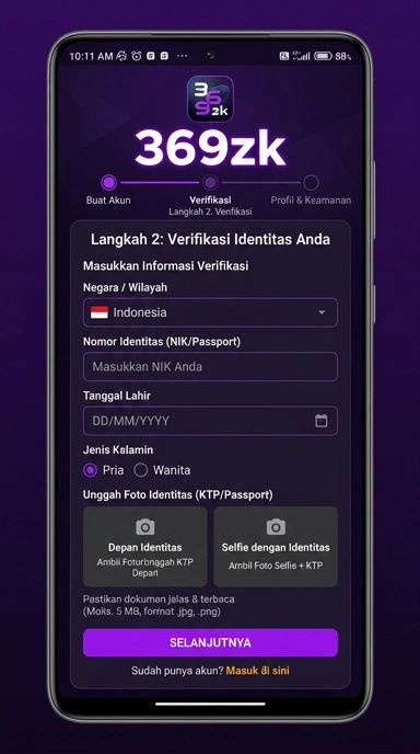 Buat Akun Baru 369zk dengan Mudah dan Cepat