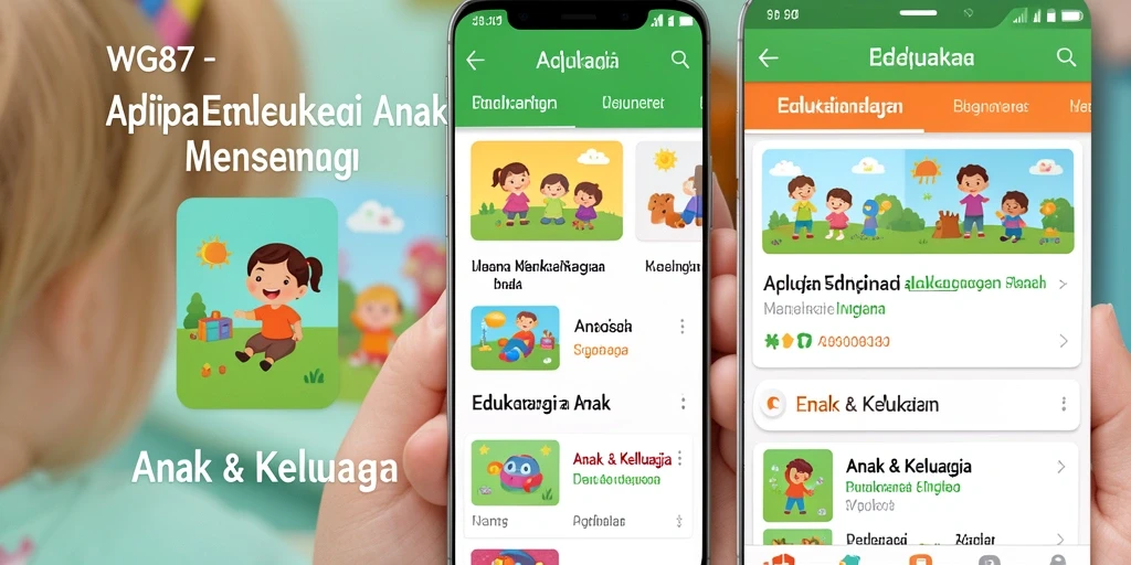 Antarmuka interaktif WG87 untuk pendidikan anak yang menyenangkan.
